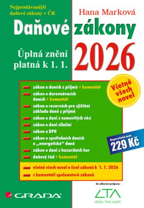 Kniha: Daňové zákony 2026 od Marková Hana