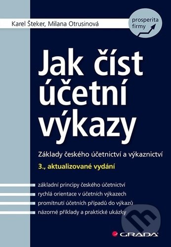Jak číst účetní výkazy - Milana Otrusinová, Karel Šteker