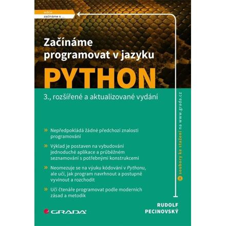 Začínáme programovat v jazyku Python - Rudolf Pecinovský