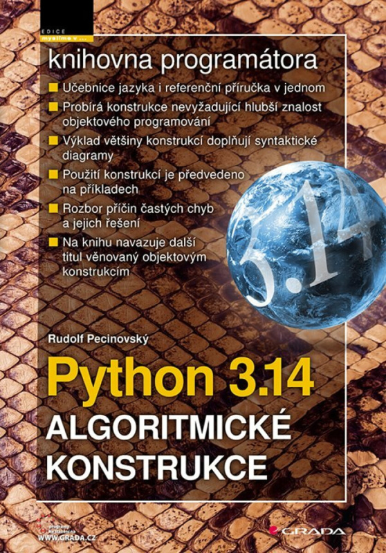 Python 3.14 - Algoritmické konstrukce - Rudolf Pecinovský