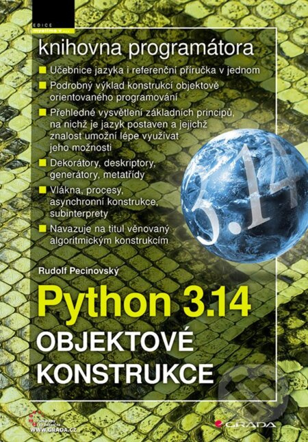 Kniha: Python 3.14 - Objektové konstrukce od Pecinovský Rudolf