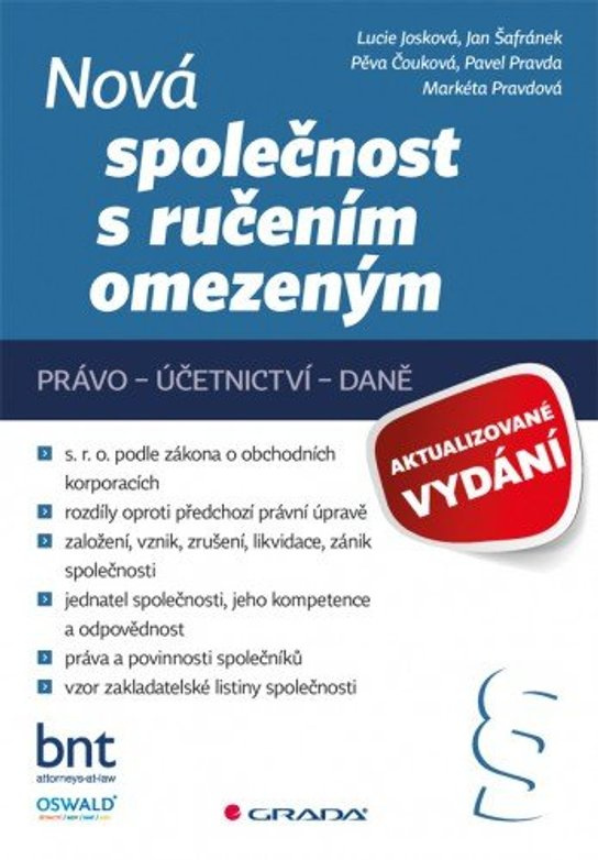 Nová společnost s ručením omezeným - aktualizované vydání -  Lucie Josková