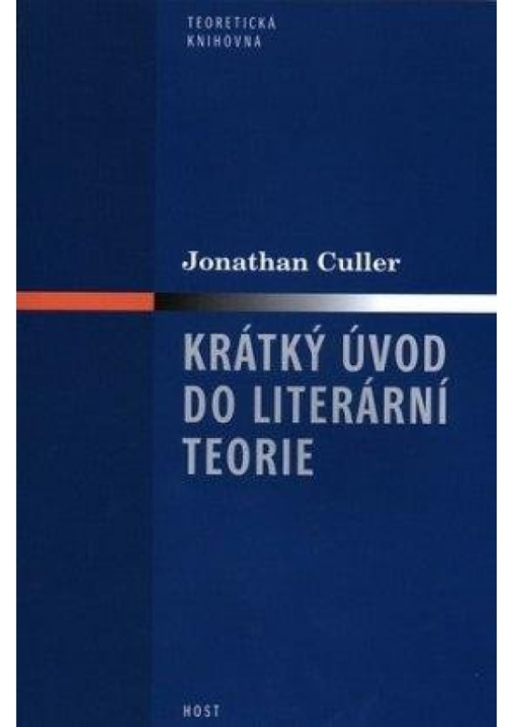 Krátký úvod do literární teorie - Jonathan Culler