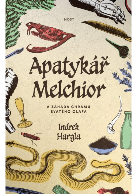 Apatykář Melchior a záhada chrámu svatého Olafa - Indrek Hargla