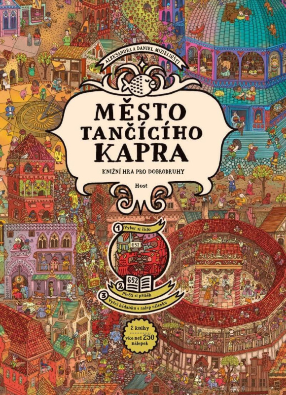 Město Tančícího kapra (Knižní hra pro dobrodruhy) - Aleksandra Mizielińska, Daniel Mizieliński - kniha z kategorie Pro děti