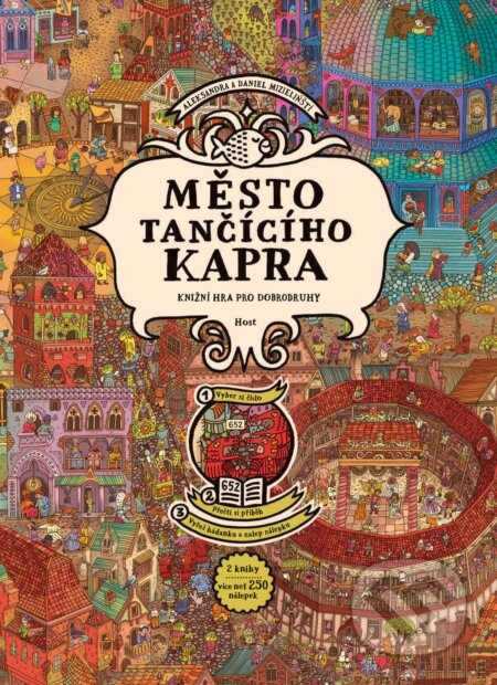 Město Tančícího kapra (Knižní hra pro dobrodruhy) - Aleksandra Mizielińska, Daniel Mizieliński - kniha z kategorie Pro děti
