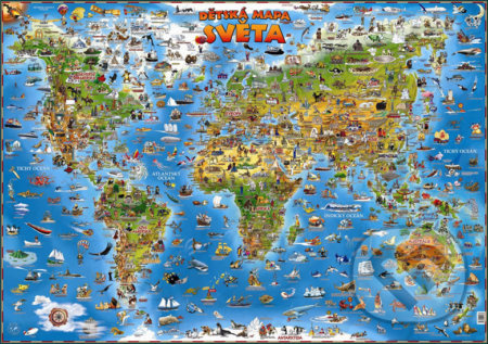 Dětská mapa světa