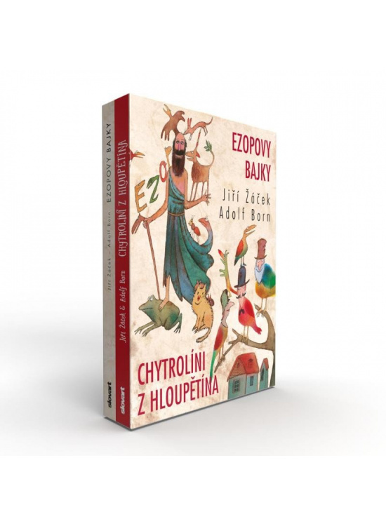 Ezopovy bajky / Chytrolíni z Hloupětína (box) - Jiří Žáček