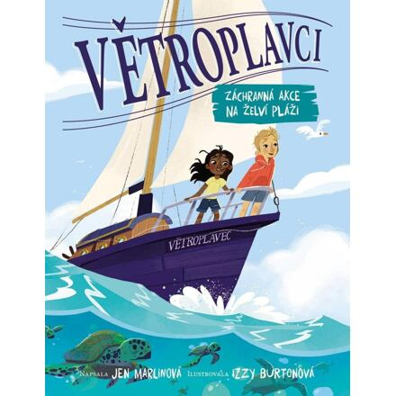 Větroplavci: Záchranná akce na želví pláži - Jen Marlinová