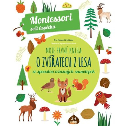 Moje první kniha o zvířatech z lesa (Montessori: Svět úspěchů) - Chiara Piroddiová