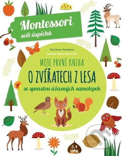 Moje první kniha o zvířatech z lesa (Montessori: Svět úspěchů) - Chiara Piroddiová