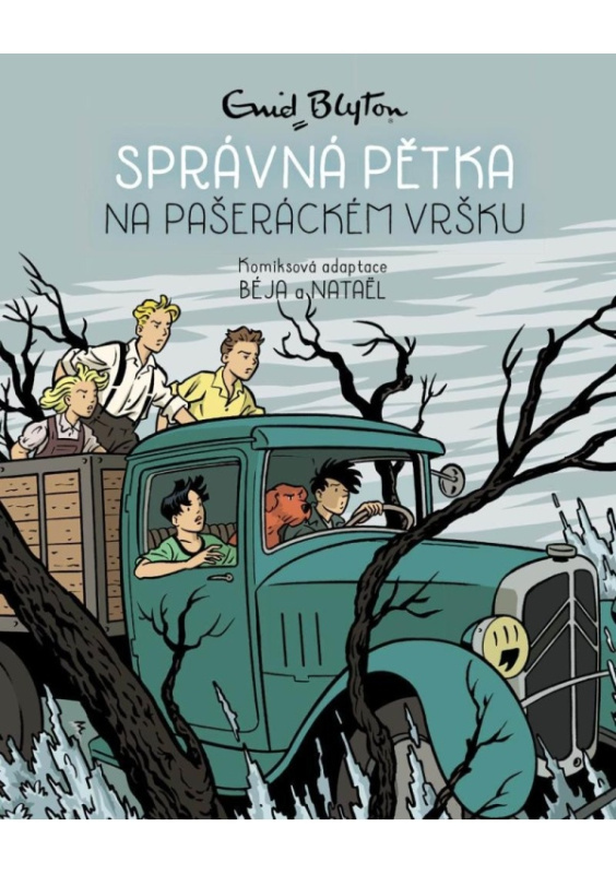Správná pětka na pašeráckém vršku - komiks - Enid Blytonová