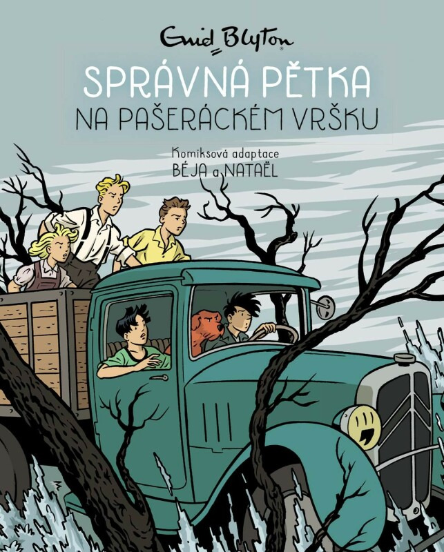Správná pětka na pašeráckém vršku - komiks - Enid Blytonová