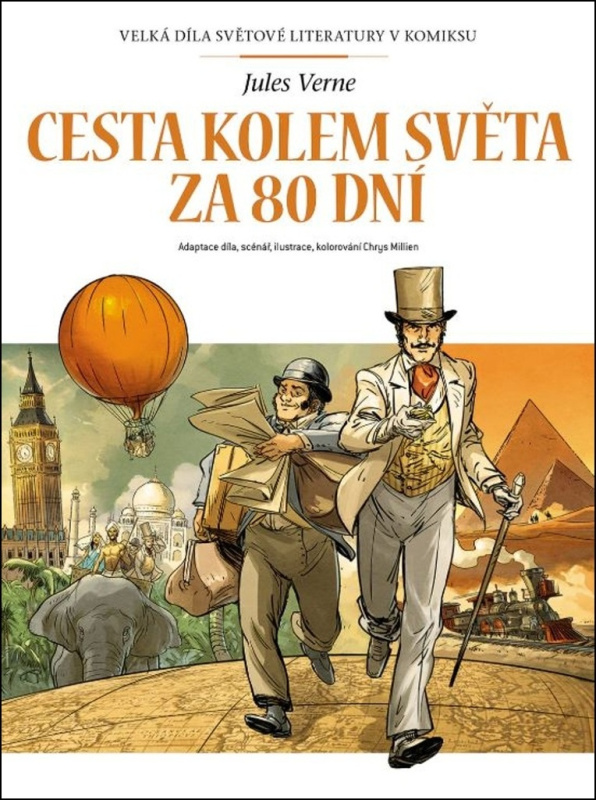 Cesta kolem světa za 80 dní - komiks - Jules Verne, Chrys Millien