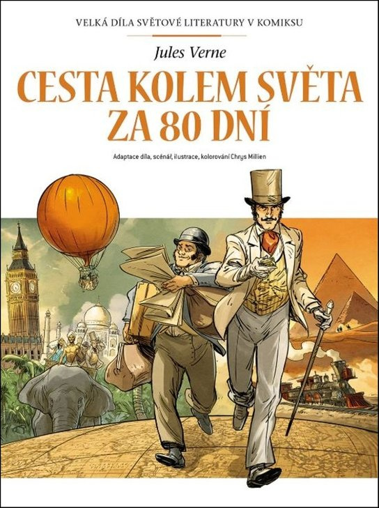 Cesta kolem světa za 80 dní - komiks - Jules Verne, Chrys Millien