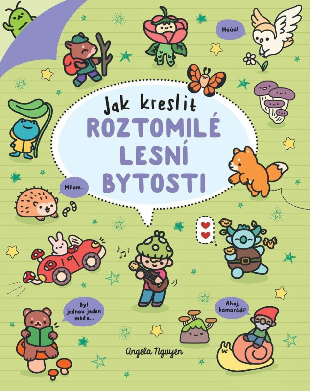 Kawaii - Jak kreslit roztomilé lesní bytosti - Angela Nguyen - kniha z kategorie Omalovánky, vystřihovánky, papír