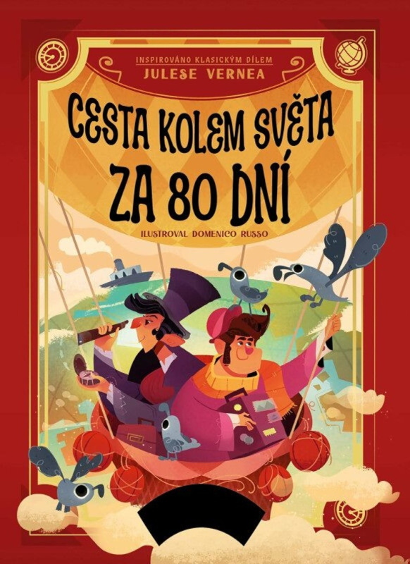 Cesta kolem světa za 80 dní - Altea Villa, Domenico Russo (ilustrátor) - kniha z kategorie Beletrie pro děti