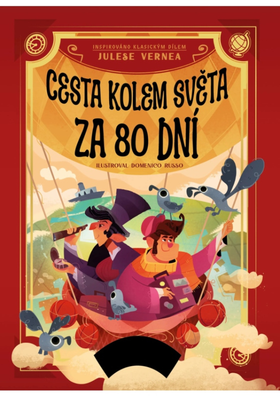 Cesta kolem světa za 80 dní - Altea Villa, Domenico Russo (ilustrátor) - kniha z kategorie Beletrie pro děti