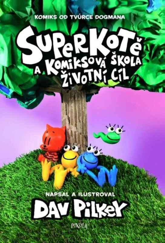 Superkotě a komiksová škola: Žít naplno - Dav Pilkey - kniha z kategorie Komiksy