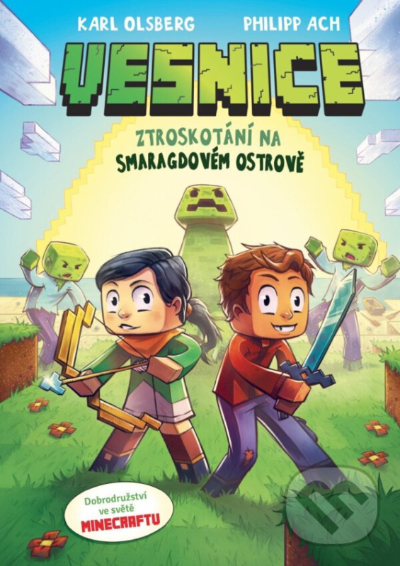 Minecraft: Vesnice 1 (Ztroskotání na Smaragdovém ostrově) - kniha z kategorie Beletria