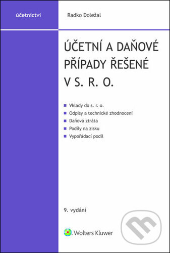 Účetní a daňové případy řešené v s. r. o. - Radko Doležal - kniha z kategorie Dane