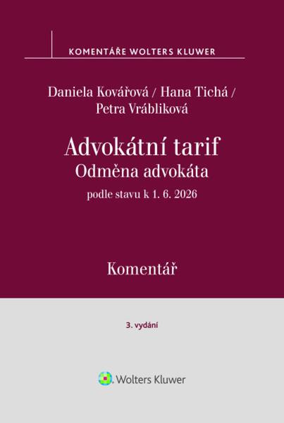 Advokátní tarif odměna advokáta Komentář