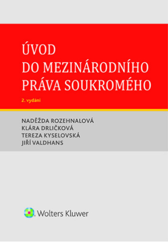 Úvod do mezinárodního práva soukromého -  JUDr. Jiří Valdhans