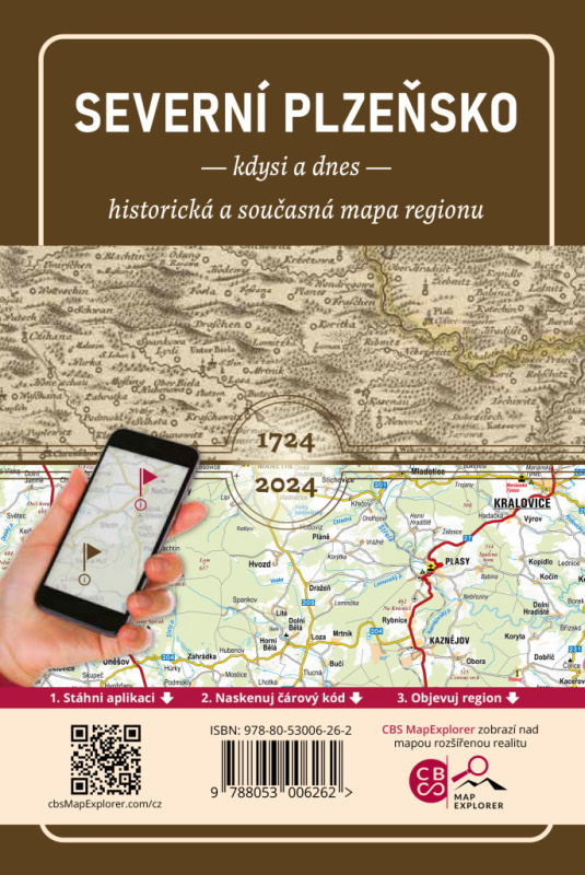 Severní Plzeňsko kdysi a dnes (historická a současná mapa regionu) - kniha z kategorie Mapy Evropy