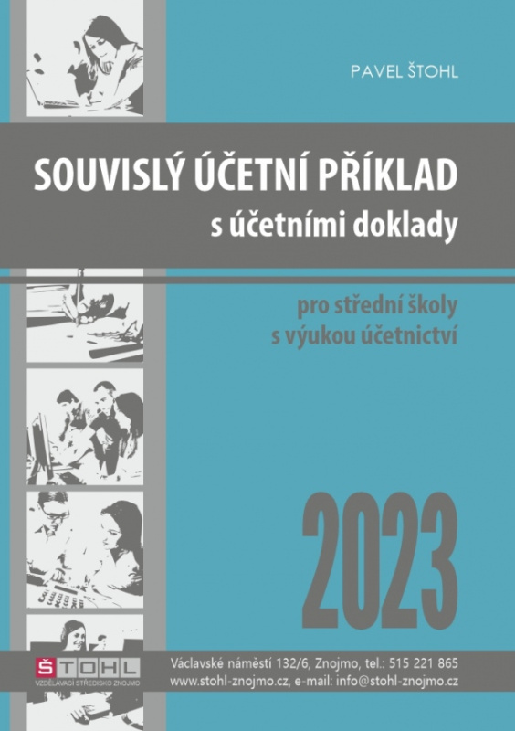 Souvislý účetní příklad s účetními doklady 2024 Štohl