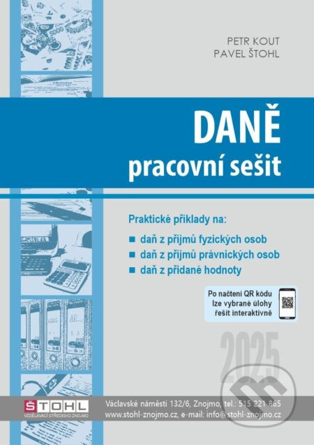 Daně - pracovní sešit 2025 - Pavel Štohl - kniha z kategorie Střední školy