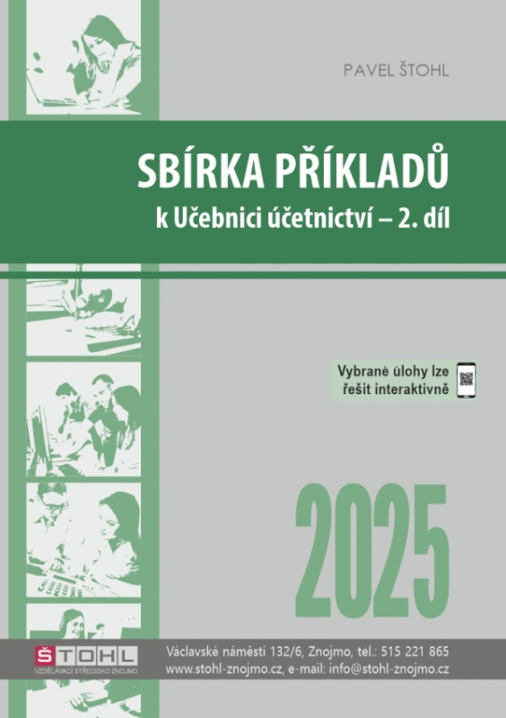 Sbírka příkladů k učebnici Účetnictví 2025 - 2. díl Štohl
