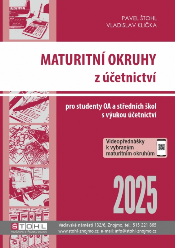 Maturitní okruhy z účetnictví 2025 Štohl