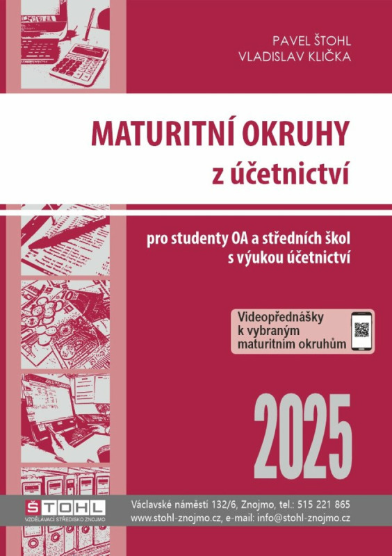 Maturitní okruhy z účetnictví 2025 Štohl
