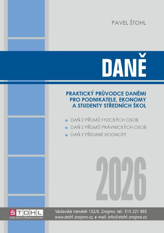 Daně 2026 - praktický průvodce