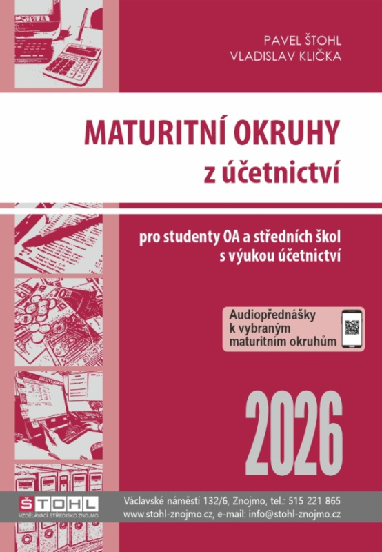 Maturitní okruhy z účetnictví 2026 Štohl