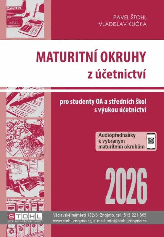 Maturitní okruhy z účetnictví 2026 Štohl