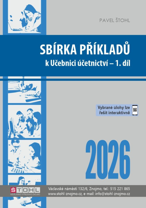 Sbírka příkladů k učebnici Účetnictví 2026 - 1. díl Štohl