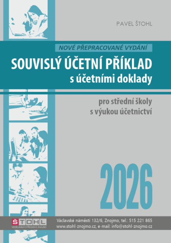 Souvislý účetní příklad s účetními doklady 2026 Štohl