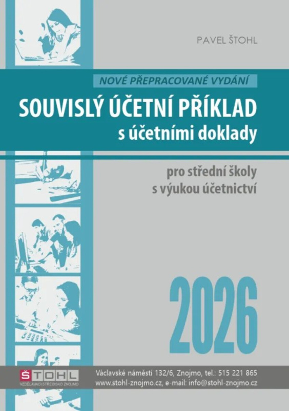 Souvislý účetní příklad s účetními doklady 2026 Štohl