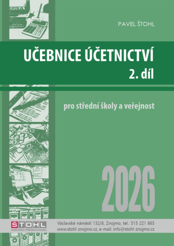 Učebnice Účetnictví 2026 - 2. díl Štohl