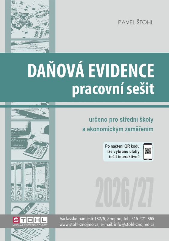 Daňová evidence 2026 - pracovní sešit Štohl
