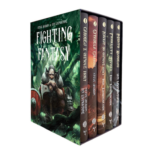 Fighting fantasy BOX 1-5 (gamebook) - Steve Jackson, Ian Livingstone