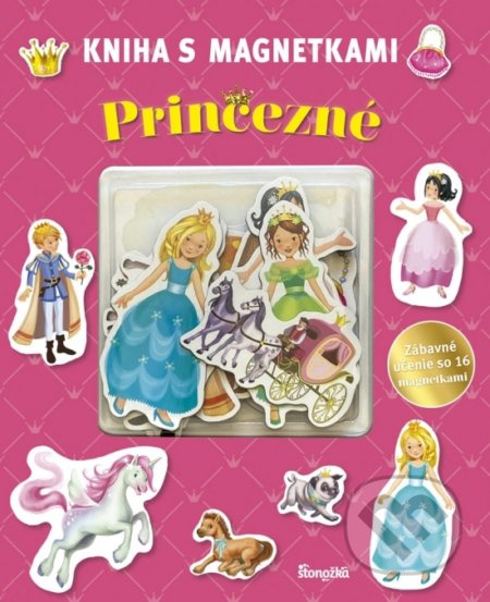 Kniha s magnetkami: Princezné - kniha z kategorie Beletrie pro děti