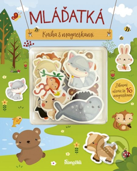 Kniha s magnetkami: Mláďatká - kniha z kategorie Beletrie pro děti