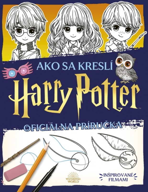 Ako sa kreslí Harry Potter (Oficiálna príručka) - Isa Gouache - kniha z kategorie