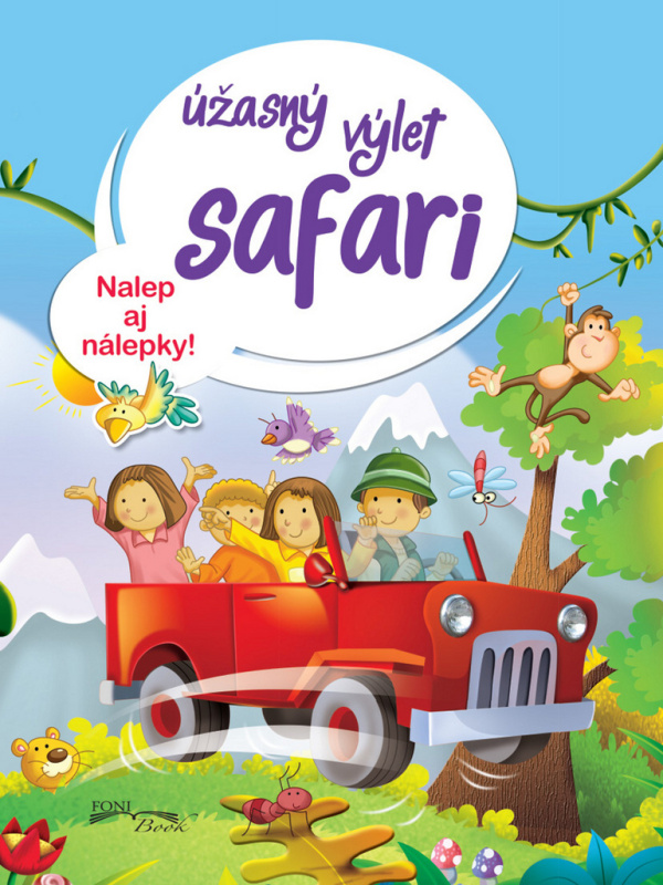 Úžasný výlet safari - kniha z kategorie Samolepky