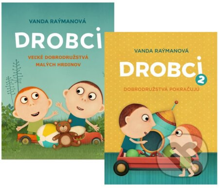 Drobci 1 + 2 (kolekcia dvoch titulov) - Vanda Raýmanová, Juraj Raýman, Ivana Šebestová (ilustrátor) - kniha z kategorie Pohádky