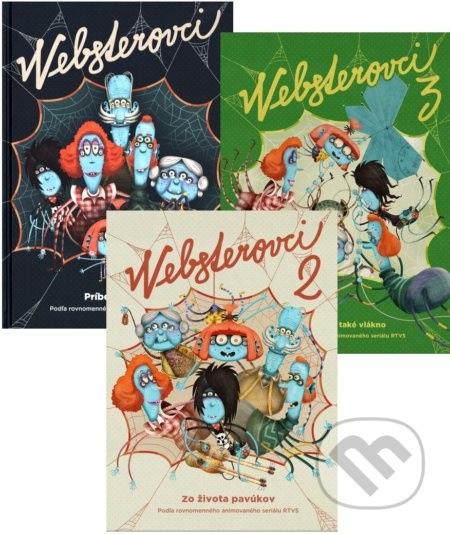 Websterovci 1+ 2 + 3 - Katarína Kerekesová, Vanda Rozenbergová, Boris Šima (ilustrácie) - kniha z kategorie Beletrie pro děti