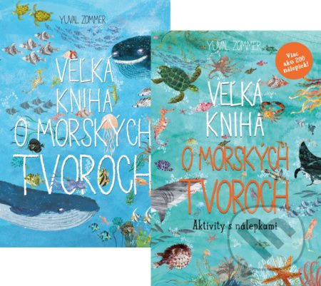 Veľká kniha o morských tvoroch (kniha + aktivity s nálepkami) - kniha z kategorie Encyklopedie