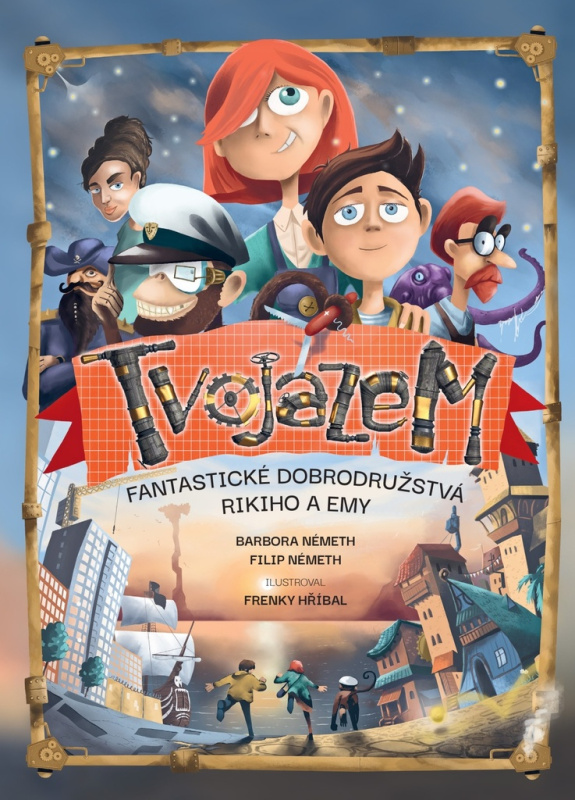Tvojazem (Fantastické dobrodružstvá Rikiho a Emy) - Barbora Németh, Filip Németh, František Hříbal (ilustrátor) - kniha z kategorie Beletrie pro děti